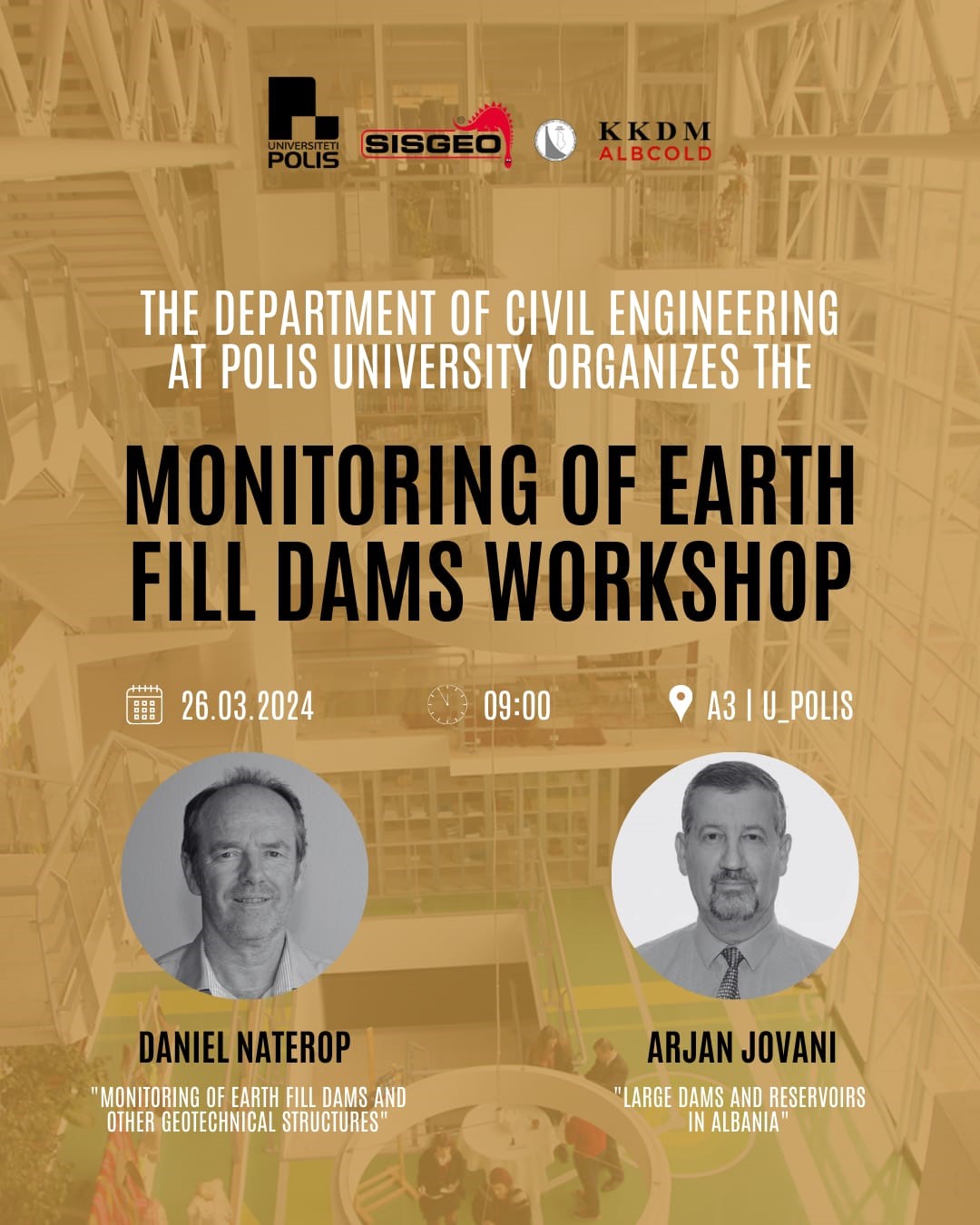 Workshop on Monitoring of Earthfill dams